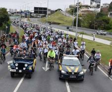 3º Passeio Ciclístico do Detran, PRF e SinPRF-PR recebe mais de 500 participantes