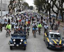 3º Passeio Ciclístico do Detran, PRF e SinPRF-PR recebe mais de 500 participantes