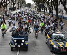 3º Passeio Ciclístico do Detran, PRF e SinPRF-PR recebe mais de 500 participantes