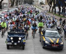 3º Passeio Ciclístico do Detran, PRF e SinPRF-PR recebe mais de 500 participantes