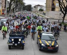 3º Passeio Ciclístico do Detran, PRF e SinPRF-PR recebe mais de 500 participantes