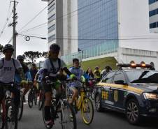 3º Passeio Ciclístico do Detran, PRF e SinPRF-PR recebe mais de 500 participantes