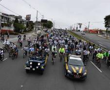 3º Passeio Ciclístico do Detran, PRF e SinPRF-PR recebe mais de 500 participantes