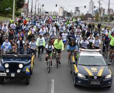 3º Passeio Ciclístico do Detran, PRF e SinPRF-PR recebe mais de 500 participantes