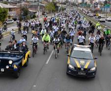 3º Passeio Ciclístico do Detran, PRF e SinPRF-PR recebe mais de 500 participantes