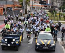 3º Passeio Ciclístico do Detran, PRF e SinPRF-PR recebe mais de 500 participantes