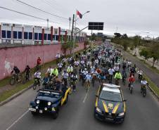 3º Passeio Ciclístico do Detran, PRF e SinPRF-PR recebe mais de 500 participantes