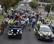 3º Passeio Ciclístico do Detran, PRF e SinPRF-PR recebe mais de 500 participantes