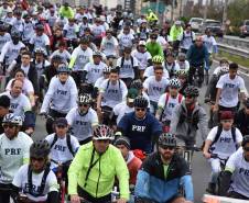 3º Passeio Ciclístico do Detran, PRF e SinPRF-PR recebe mais de 500 participantes