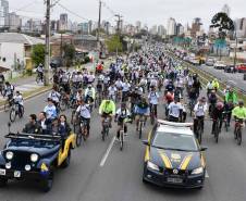 3º Passeio Ciclístico do Detran, PRF e SinPRF-PR recebe mais de 500 participantes