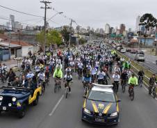 3º Passeio Ciclístico do Detran, PRF e SinPRF-PR recebe mais de 500 participantes