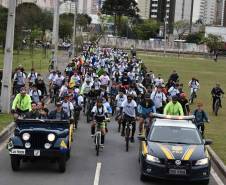 3º Passeio Ciclístico do Detran, PRF e SinPRF-PR recebe mais de 500 participantes