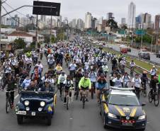 3º Passeio Ciclístico do Detran, PRF e SinPRF-PR recebe mais de 500 participantes