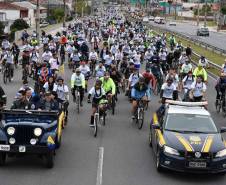 3º Passeio Ciclístico do Detran, PRF e SinPRF-PR recebe mais de 500 participantes