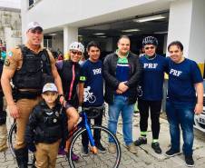 3º Passeio Ciclístico do Detran, PRF e SinPRF-PR recebe mais de 500 participantes