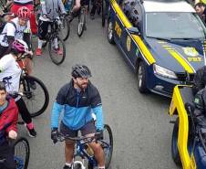 3º Passeio Ciclístico do Detran, PRF e SinPRF-PR recebe mais de 500 participantes