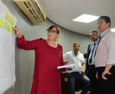 Diretorias de tecnologia e operacional do Detran promovem dinâmica de planejamento com suas coordenadorias