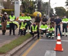 BRTran faz blitz educativa no Dia do Motociclista