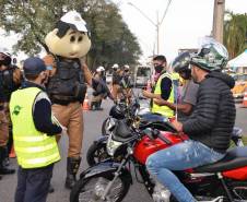 BRTran faz blitz educativa no Dia do Motociclista