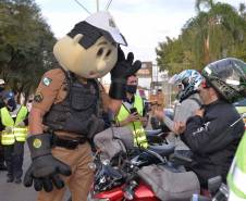 BRTran faz blitz educativa no Dia do Motociclista