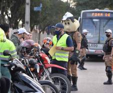 BRTran faz blitz educativa no Dia do Motociclista