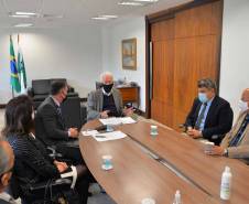 Diretoria do Detran se reúne com representantes do Sindicato dos Despachantes e vice-governador Darci Piana