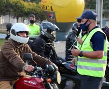 BRTran faz blitz educativa no Dia do Motociclista