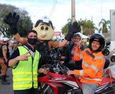 BRTran faz blitz educativa no Dia do Motociclista