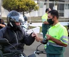 BRTran faz blitz educativa no Dia do Motociclista