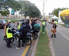 BRTran faz blitz educativa no Dia do Motociclista