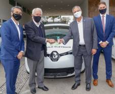 Governo recebe carros elétricos para utilização na frota pública