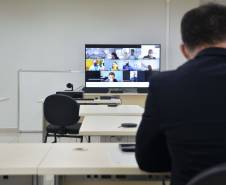 Diretoria e coordenadores do Detran se reúnem para discutir projetos e impactos da pandemia