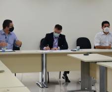 Diretoria e coordenadores do Detran se reúnem para discutir projetos e impactos da pandemia