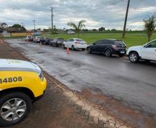 Detran disponibiliza área pra vacinação drive-thru da COVID-19 em Nova Aurora