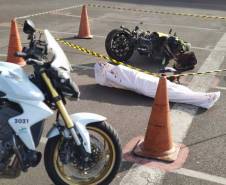Evento para motociclistas trabalha condução e dicas para evitar acidentes