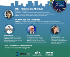 VI Fórum Estadual do Programa Vida no Trânsito do Paraná começa nesta terça (16)