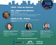 VI Fórum Estadual do Programa Vida no Trânsito do Paraná começa nesta terça (16)