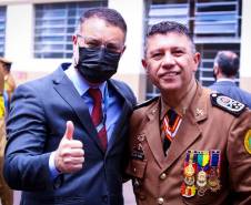  Detran participa de solenidade da troca de comando do Corpo de Bombeiros do Paraná