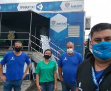  Detran-PR participa do Porto em Ação prestando serviços a caminhoneiros
