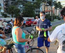 Detran promove campanhas educativas voltadas aos ciclistas no Litoral do Paraná