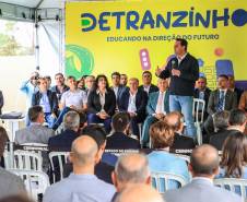 Governador inaugura Detranzinho, minicidade voltada à educação no trânsito para crianças