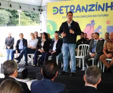 Governador inaugura Detranzinho, minicidade voltada à educação no trânsito para crianças