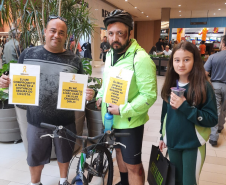 Em 15 dias, ações do Maio Amarelo alcançam mais de 3.300 pessoas no Paraná