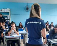 Ações do Detran-PR no Maio Amarelo alcançam quase 10 mil pessoas no Paraná