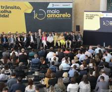 Paraná lança campanha Maio Amarelo com ações educativas e entrega de veículos ao Detran