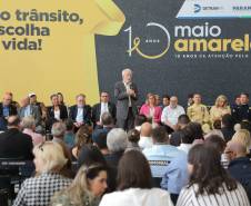 Paraná lança campanha Maio Amarelo com ações educativas e entrega de veículos ao Detran