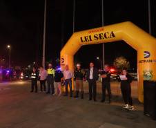 Operação marca a adesão do Paraná ao calendário nacional da Lei Seca no trânsito.