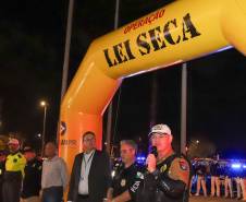 Operação marca a adesão do Paraná ao calendário nacional da Lei Seca no trânsito.