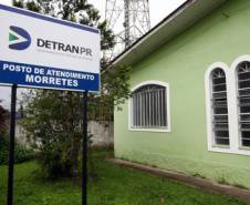 Sede e atendimento do Detran de Morretes.