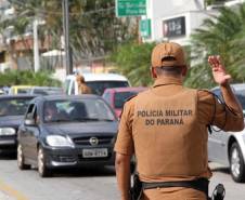 Campanhas educativas e fiscalizações reduzem mortes no trânsito em 20,3% no Paraná. Fotos: Cabo Valdemir da Luz.